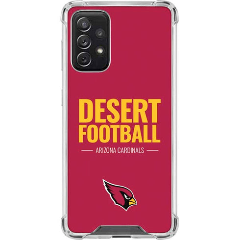NFL Arizona Cardinals Team Motto Galaxy A72 5G Clear Case